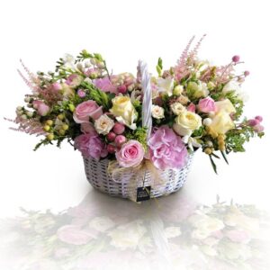 Wonderland flower basket