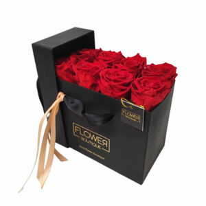 red rectangular forever roses